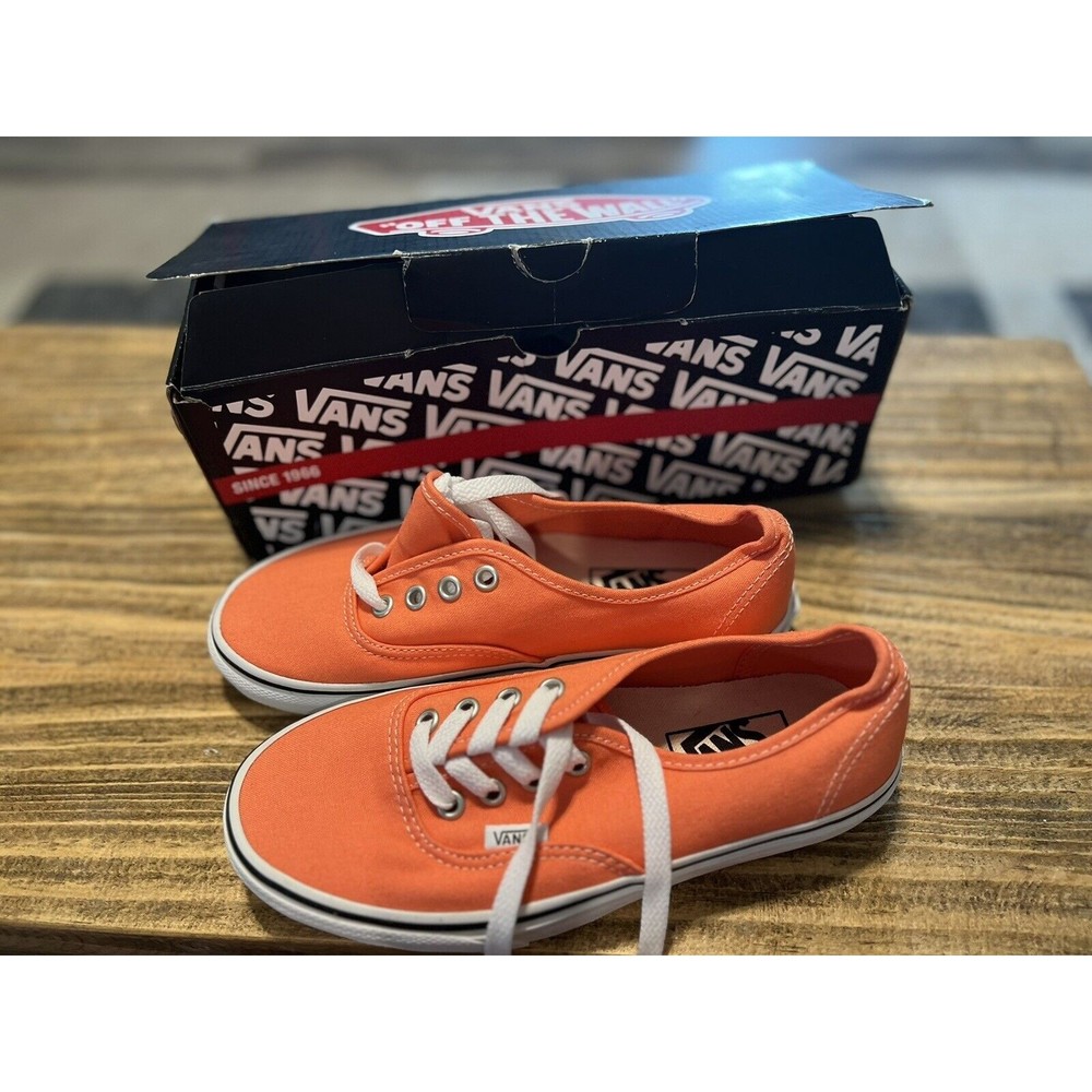 Van’s Fusion Coral White Womens  Size 6